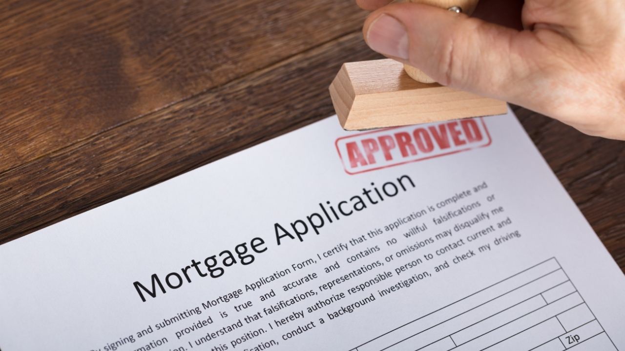 approved stamped on mortgage application