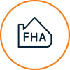 House icon with FHA inside.