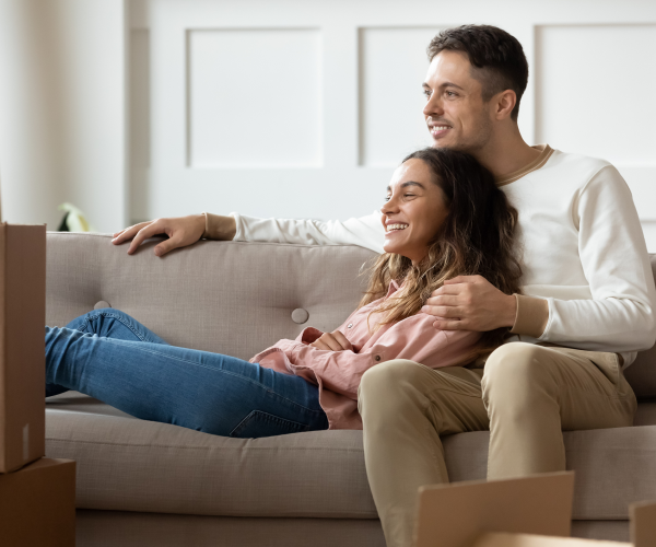 Couple In Their New Pad